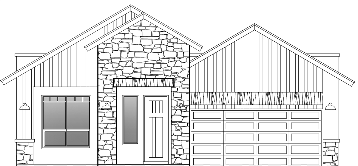 Farmhouse elevation — 14008 Paseo Anejo Ct