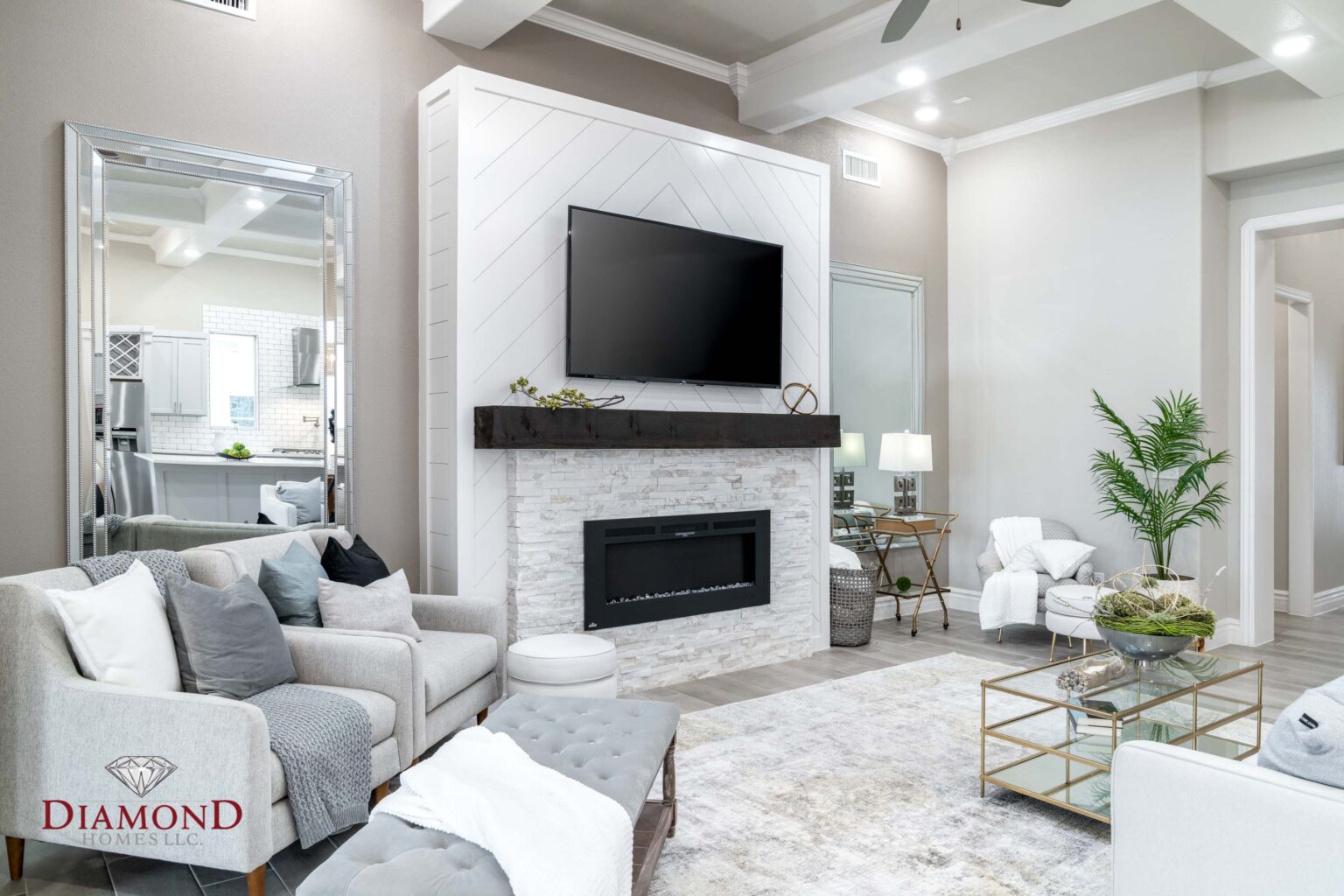 A completed Diamond Homes residence